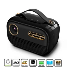 P16 Mini Projector Android 9.0Wifi Projectors Battery Sync Phone Portable Beamer