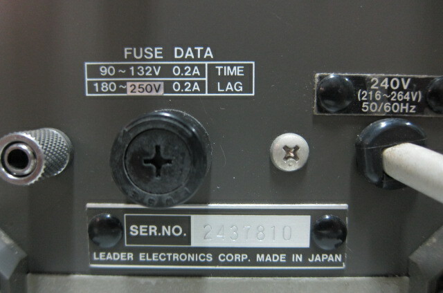 Leader LAG-120B Audio Generator, 10Hz-1MHz, 0.05% Low