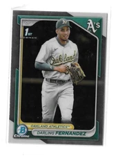 2024 Bowman Chrome - Prospects #BCP-184 Darling Fernandez (RC)