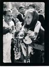 Indira Gandhi Photograph Silver Print Late 1960s India Era