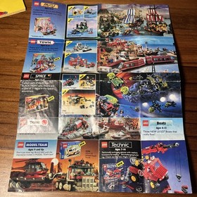 Vintage lego Instructions castle knights Forestmen's fortress  6077 6042 6034