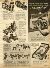 1964 PAPER AD Remco Toy Firebird 99 Ideal Phantom Raider ship Anzio Invader Duck
