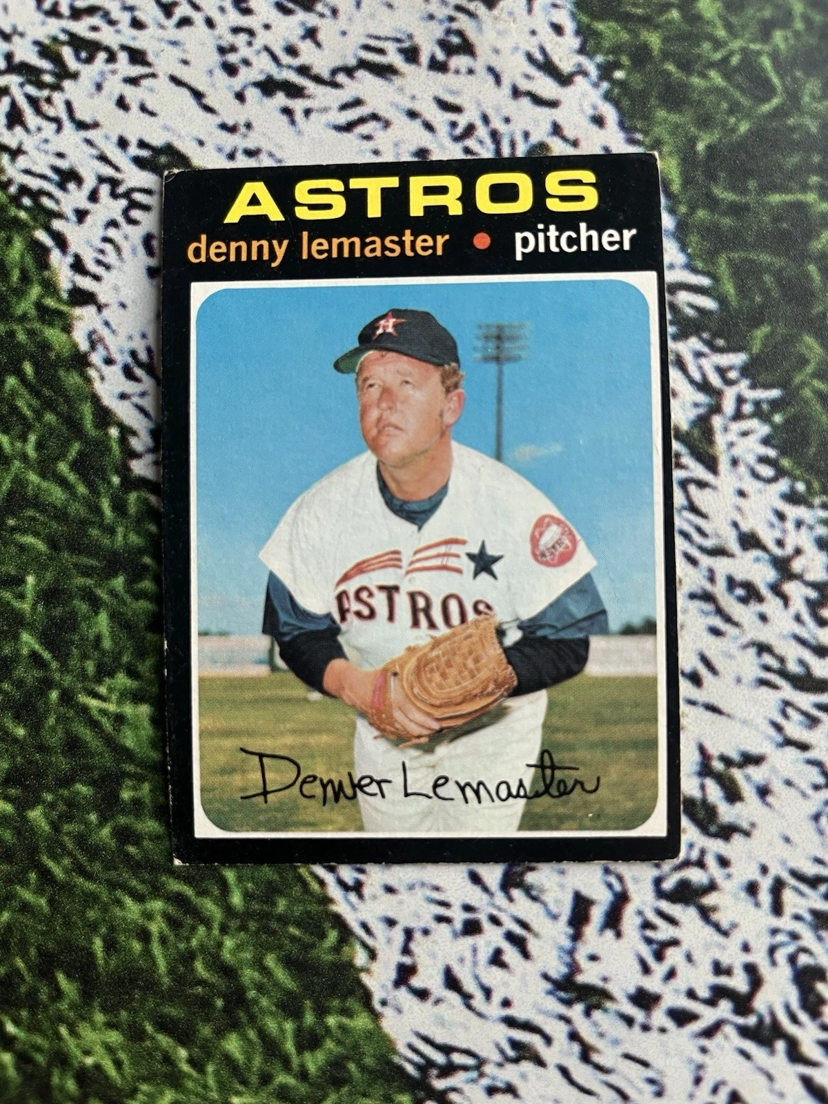 1971 Topps Baseball Denny Lemaster #636 EX Condition Low Cost Shipping