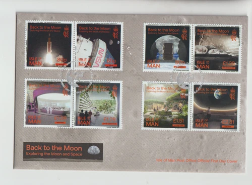 GB Isle of Man 2023 Back to The Moon FDC