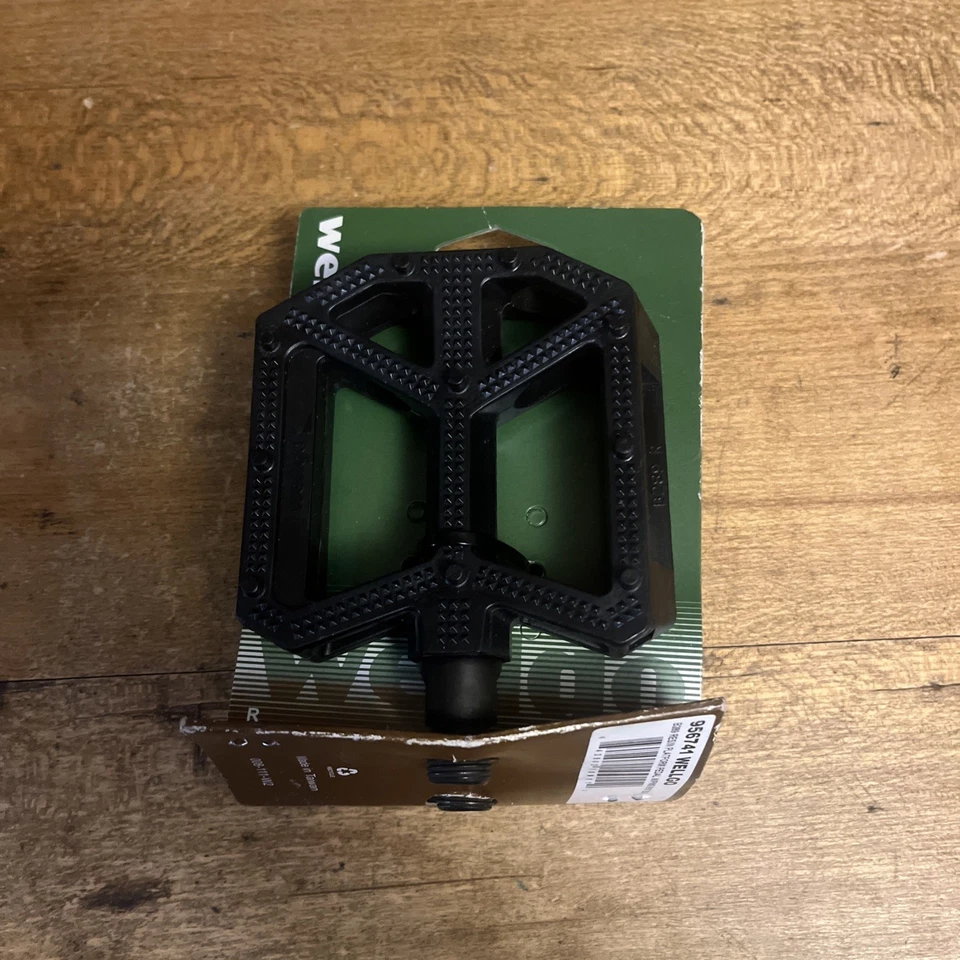 Nuevos pedales de plataforma de resina Wellgo 9/16 pedales planos MTB ATB bicicleta híbrida Foto 2 de 4