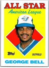 #390 George Bell, Toronto Blue Jays 1988 Topps All-Star Base