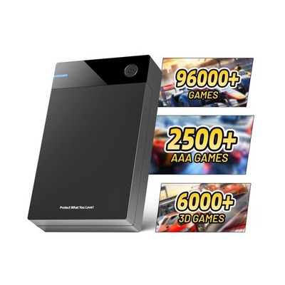 Kinhank 12T External HDD with 96,000+ Classic Games,Retro Game Hard Drive Inc...