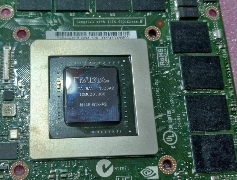 Dell Alienware 17 18 NVIDIA GTX 780M 4GB video card N14E-GTX-A2 FJHX2 - Image 3 of 3