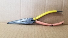 VTG Crescent 654-7 Needle Nose Pliers Made in USA w/Custom Handle Working VGC