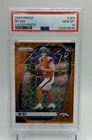 2024 Panini Prizm - Bo Nix (RC) #309 Lazer Prizm   PSA 10 Broncos