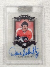 Dave Schultz Upper Deck Retro Portraits Autographed Card