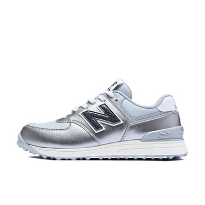 New Balance 574 v3 WGS574 Spikeless Golf Shoes for Women R3 SILVER 