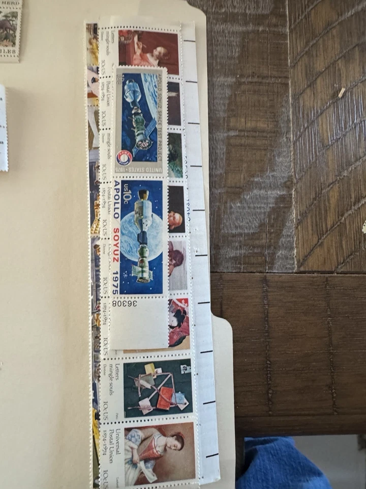 Lote grande de estampillas postales vintage de Estados Unidos como nuevas nunca montadas Foto 3 de 3