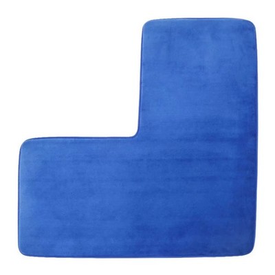 1X(L-Form Badematte rutschfest, Badezimmer Bodenmatte 6605