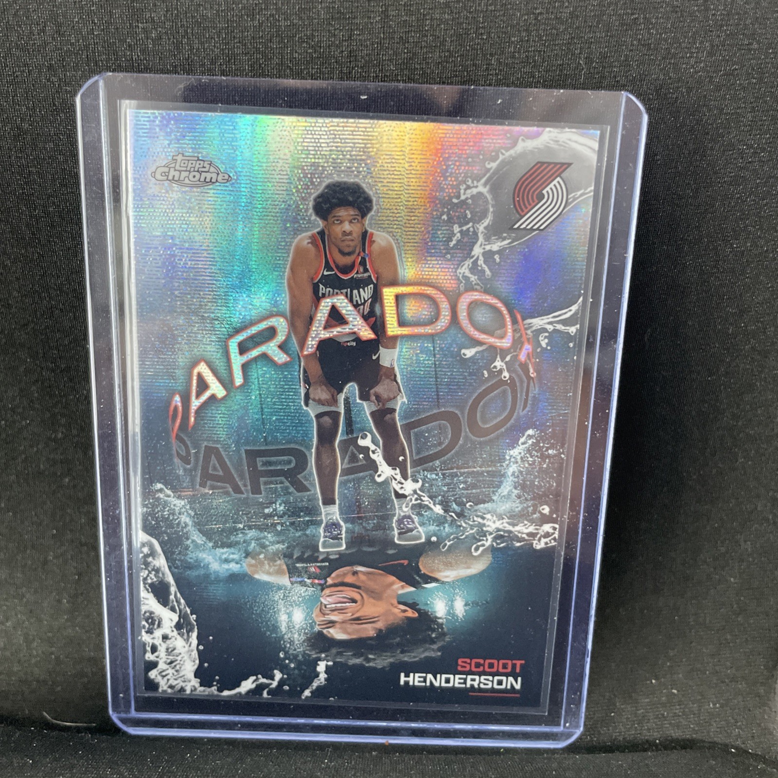 Scoot Henderson 2025 Topps Chrome #PX-19 Paradox SSP Trail Blazers Case Hit