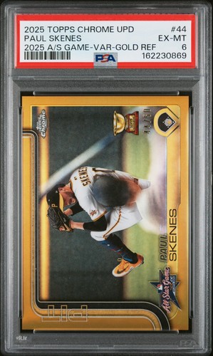 Paul Skenes [Gold] #ASGC-44 2025 Topps Chrome Update All-Star Game card