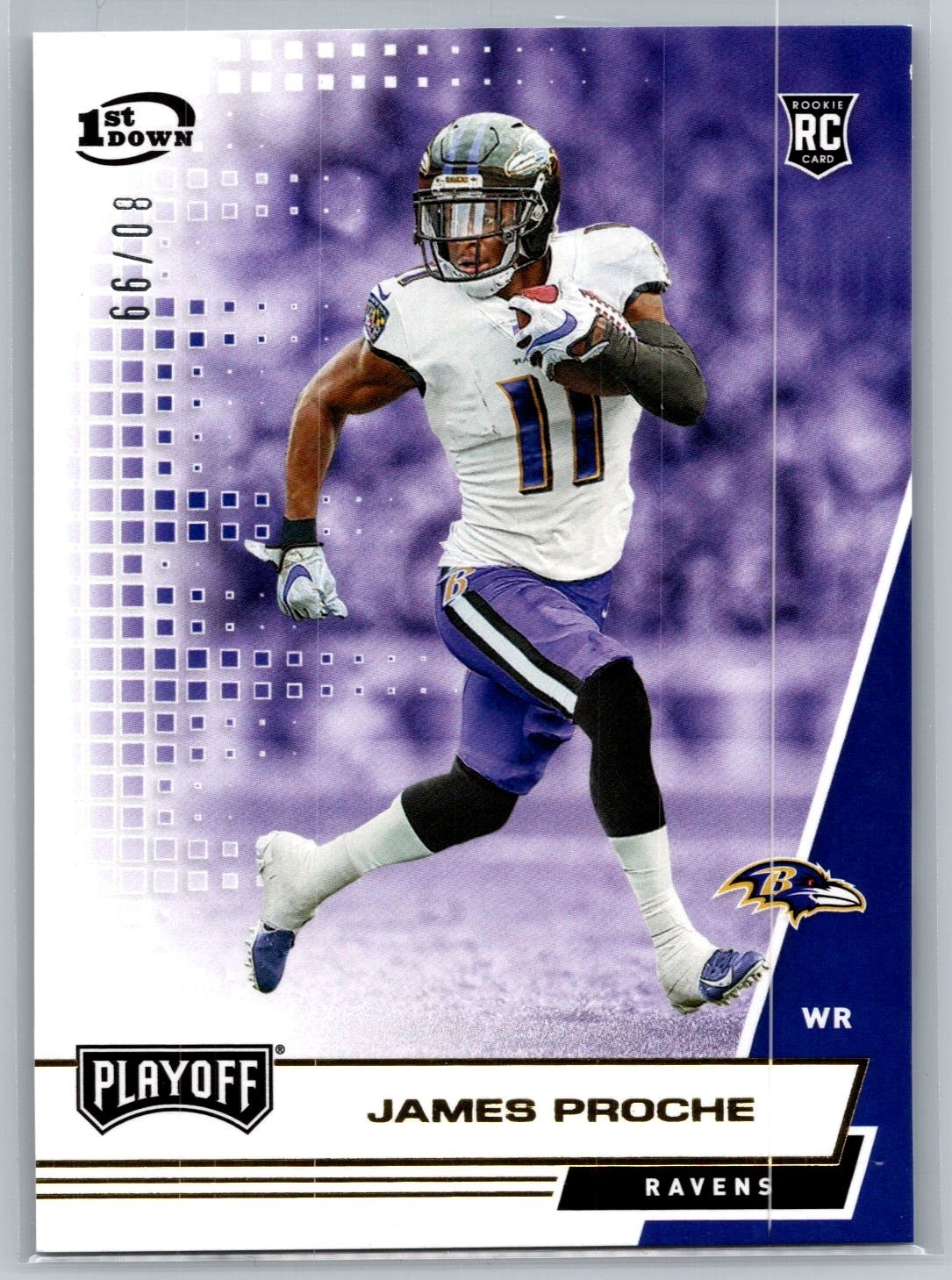 James Proche Panini Playoff #253 1st Down