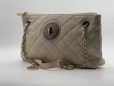 DKNY Quilted Genuine Lambskin Leather Crossbo...