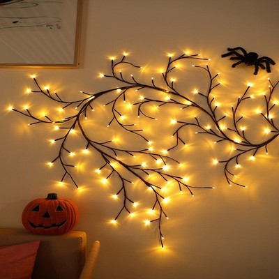 Lichterkette Willow Vine,144LED Künstliche Baumzweige Lichter,Dekobaum Belichtet