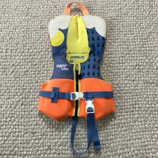Hyper Lite Infant Life Jacket Vest For Children Less Than 30 Lbs Blue and Orange