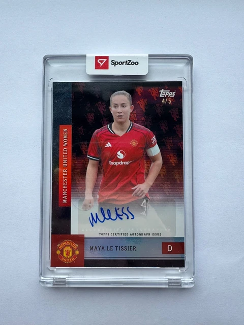 2026 Topps Manchester United Team Set Autograf Maya Le Tissier /5