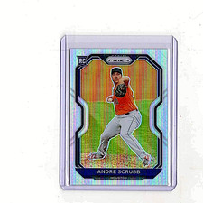 Andre Scrubb - 2021 Panini Prizm #54 Silver Prizm (RC)