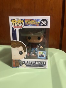 Figurine Funko Pop! Marty McFly Retour Vers Le Futur N°245 – Édition Rare Avec Boîte D'Origine (Ouverte)