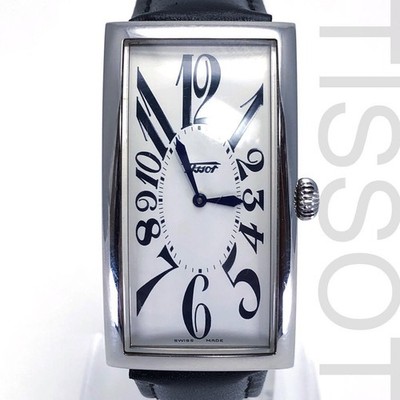 TISSOT Heritage Banana Watch Quartz Silver White