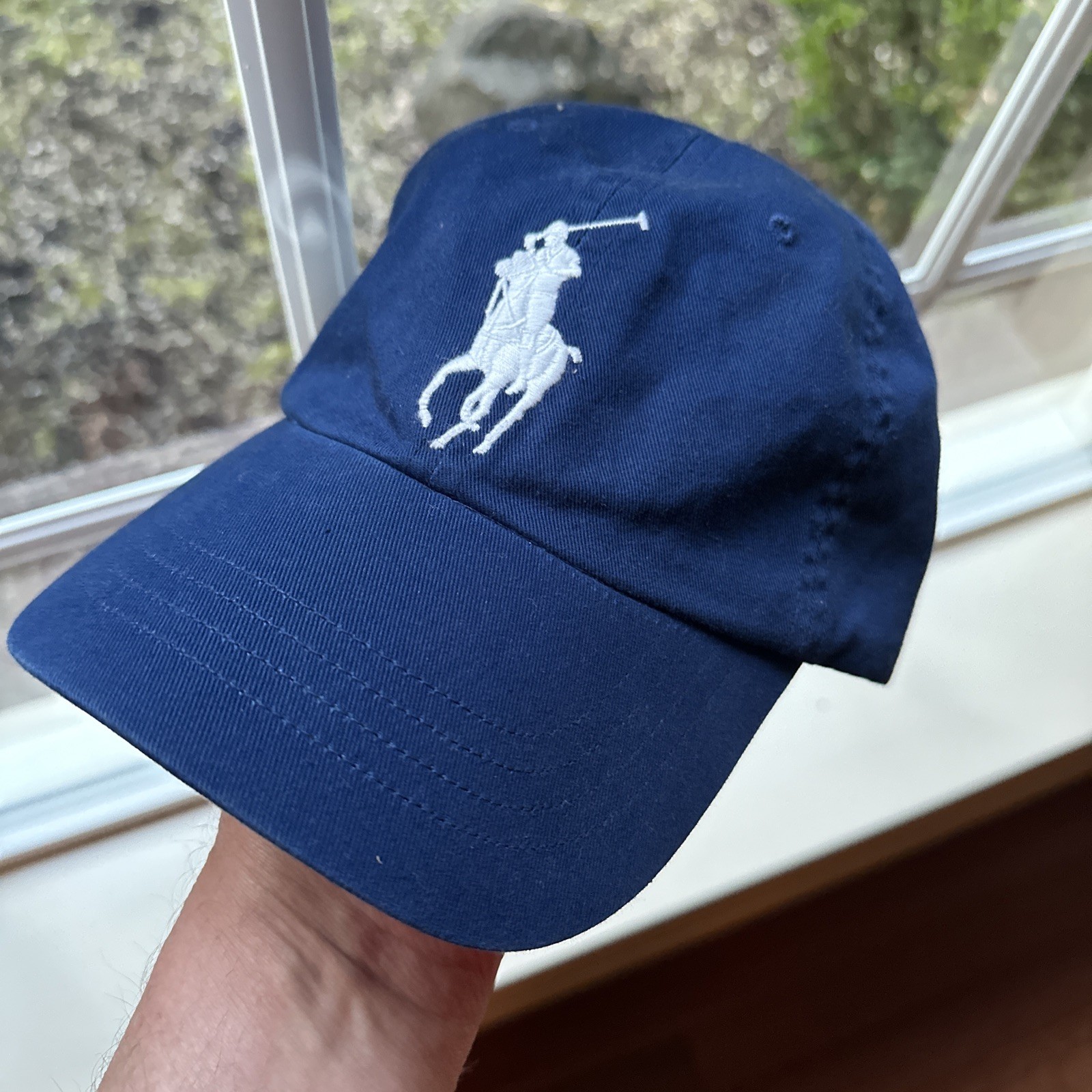 Cappello Polo Ralph Lauren Big Pony Core Replen regolabile #3 baseball golf blu navy raro