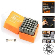 All-in-One 36Pc Steel Letter and Number Punch Set - Perfect for Jewelry Crafts