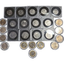 Lot pièces commémoratives France, capsules