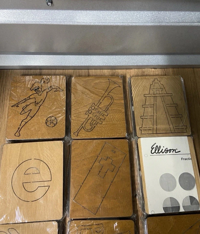 Lot of 12 Assorted Ellison Die Cut Dies - Mixed - Image 3 of 4