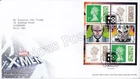 GB FDC COVER 2023 PRESTIGE STAMP BOOKLET DY46 MARVEL X-MEN PANE 5 TALLENTS PMK