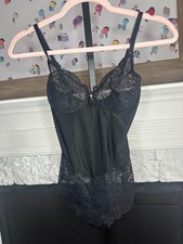 Wacoal Vintage Lace Bodysuit Underwire Size 3...
