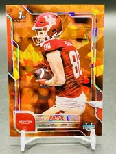 Tanner Koziol 2035 Bowman University Chrome Sapphire Orange Refractor /25