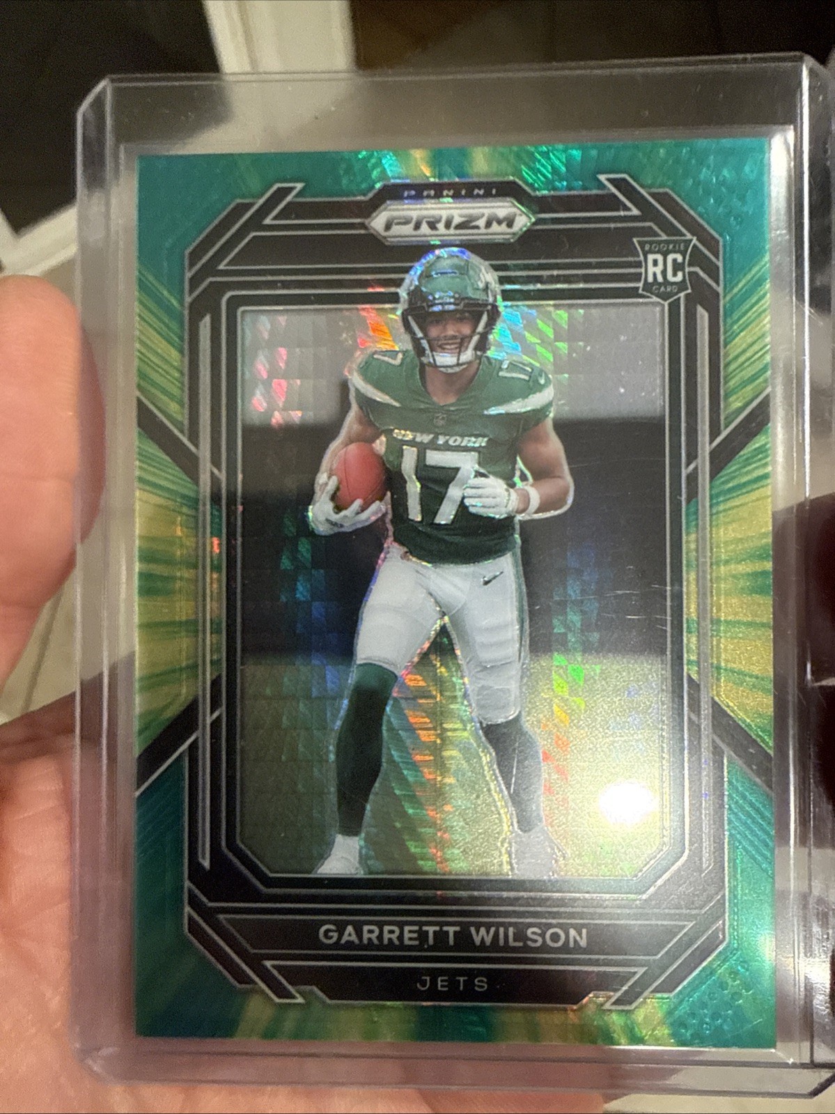 2022 Panini Prizm - Rookies Garrett Wilson #309 Hyper Prizm /175 (RC)