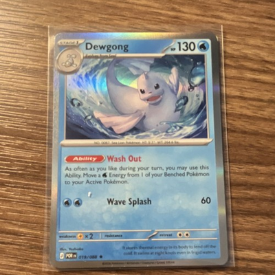 #ad Pokémon Dewgong Holo Card POR 019 088 Wave Splash Wash Out Ability 2016 $3.00