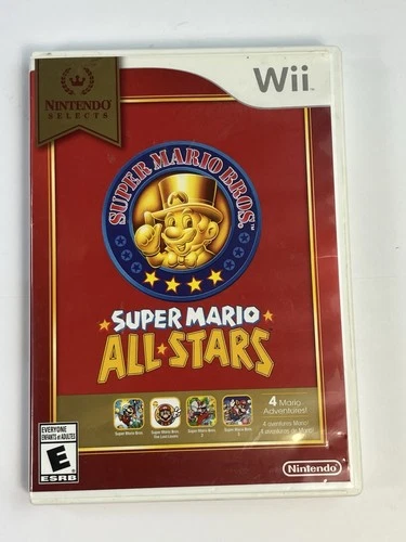 Super Mario All-Stars (Nintendo Wii, 2012) No Manual - Tested Works