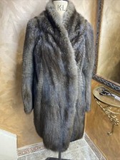 Genuine Russian Sable Long Fur Coat (size Eu38/ Uk10/us6) Rrp £20,000 Plus
