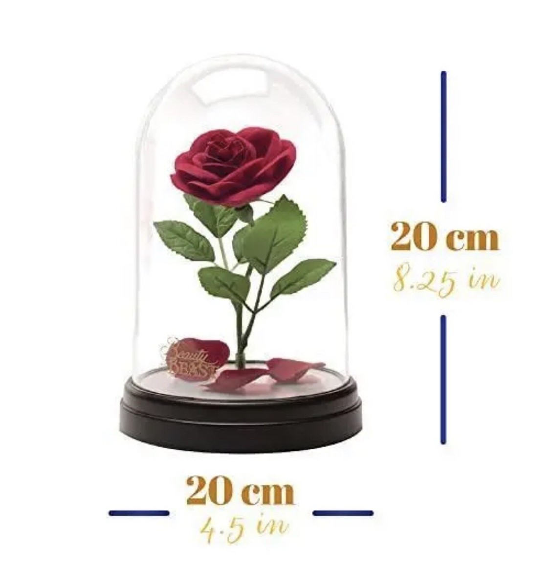 Paladone Beauty and The Beast Enchanted Rose Light, Touch