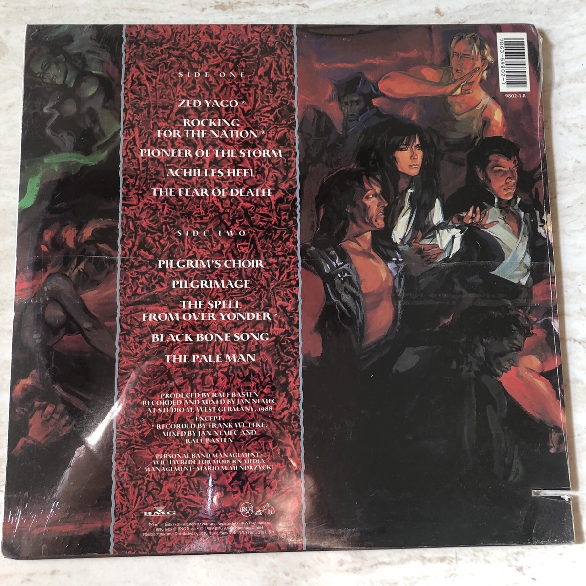 Zed Yago :Pilgrimage (1989 Sealed, Hype, Cutout, German Metal, NM