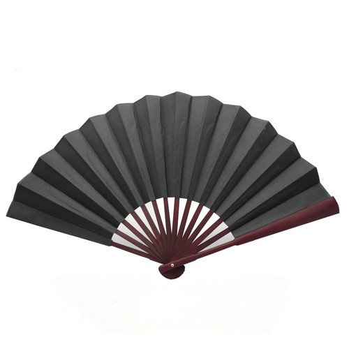 5 pcs Chinese Nylon-Cloth Handheld Folding Hand Fan Drawing Dancing Performance - Picture 6 of 7
