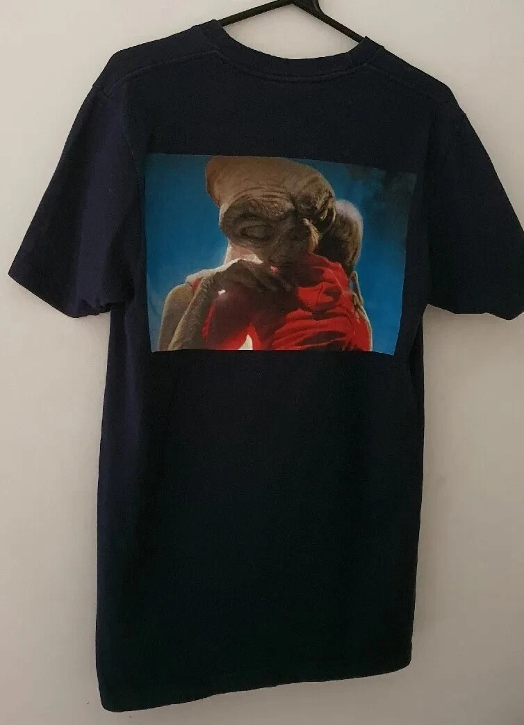 FW15 Supreme E.T Tee Navy T shirt Size M Medium