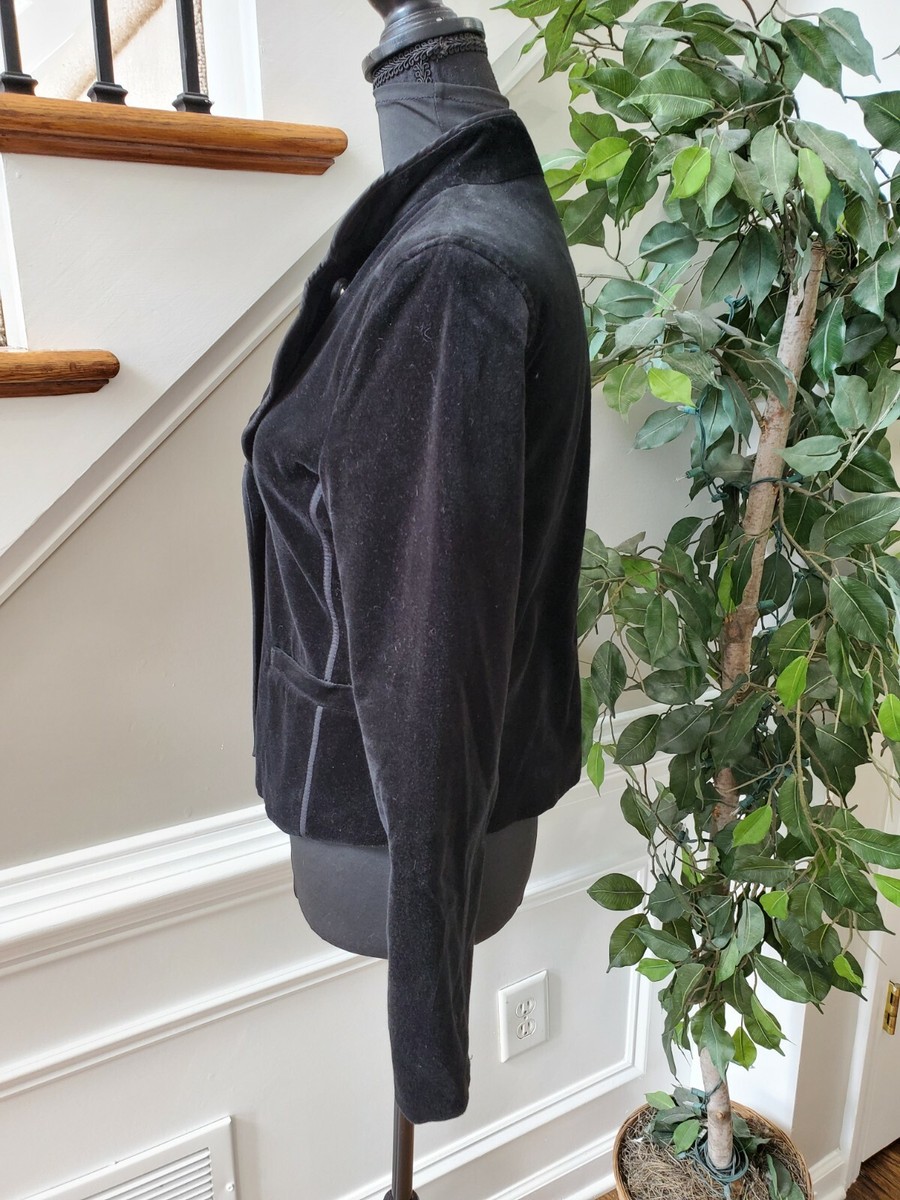 Manteau Femme GAP Taille XL Noir - 100% Polyester, Style Basique Boutonné, Neuf Sans étiquettes