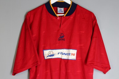 FRANCE 1998 FIFA FOOTBALL WORLD CUP COLLECTORS T SHIRT SIZE L VGC