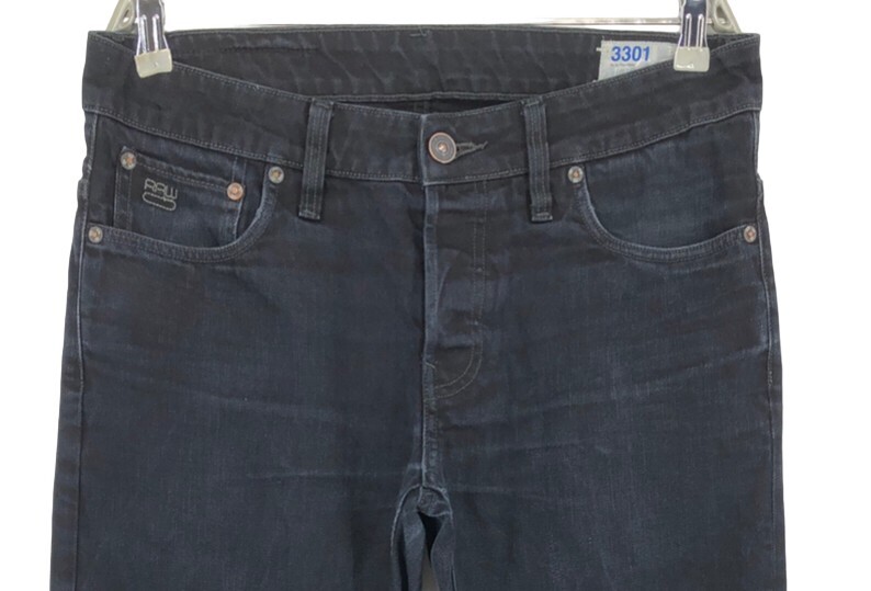 G-STAR RAW Men 3301 Low Tapered Jeans Size W32 L32
