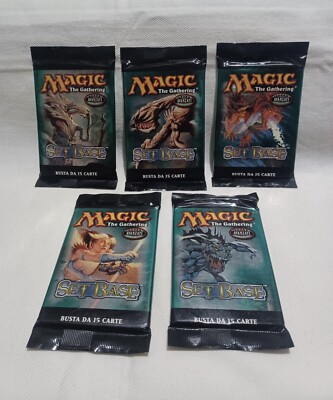 Mtg Magic 5 Beutel Achte Edition 8th Edition Art Komplettset Italienisch Sealed