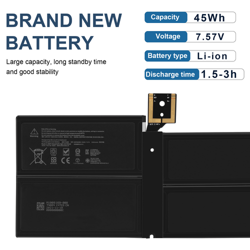 DYNM02 G3HTA038H Battery For Microsoft Surface Pro 5 6 Model 1796 1807 - Picture 4 of 23