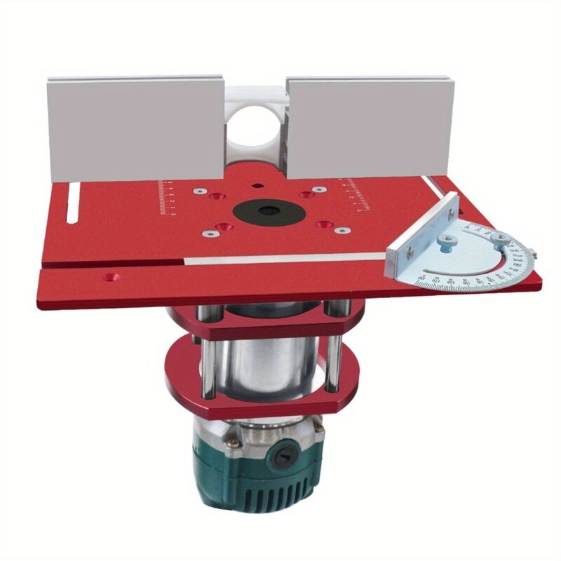 Aluminum Router Table Insert Plate for Woodworking with Miter Gauge