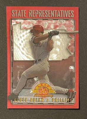 1998 Leaf State Representatives Executive #7/30 SCOTT ROLEN 0670/5000 Rare!